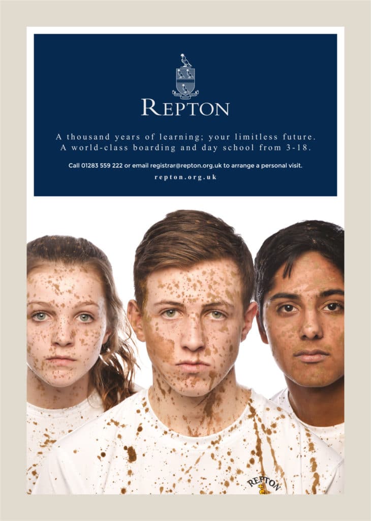 School print adverts - Repton School
